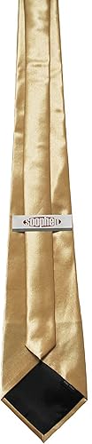 Miniatura 6 de Soophen corbata para hombre 375 pulgadas de color sólido