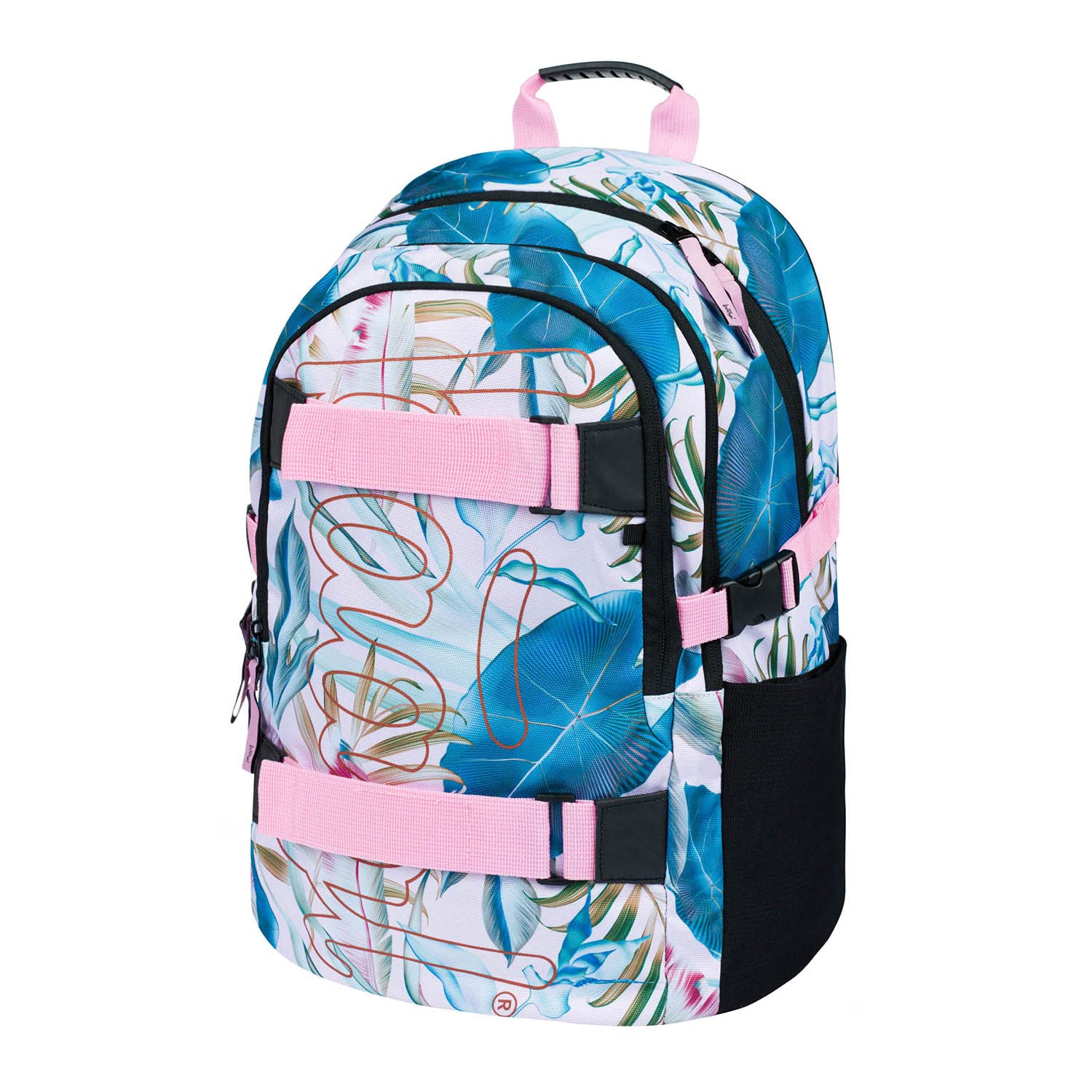 Baagl Zaino per la scuola per ragazzi e ragazze adolescenti – Zaino per skateboard – Zaino per bambini con scomparto per computer portatile e cintura toracica