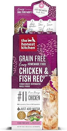 Miniatura 7 de The Honest Kitchen Alimento deshidratado para gatos de pollo sin granos, caja de 2 libras