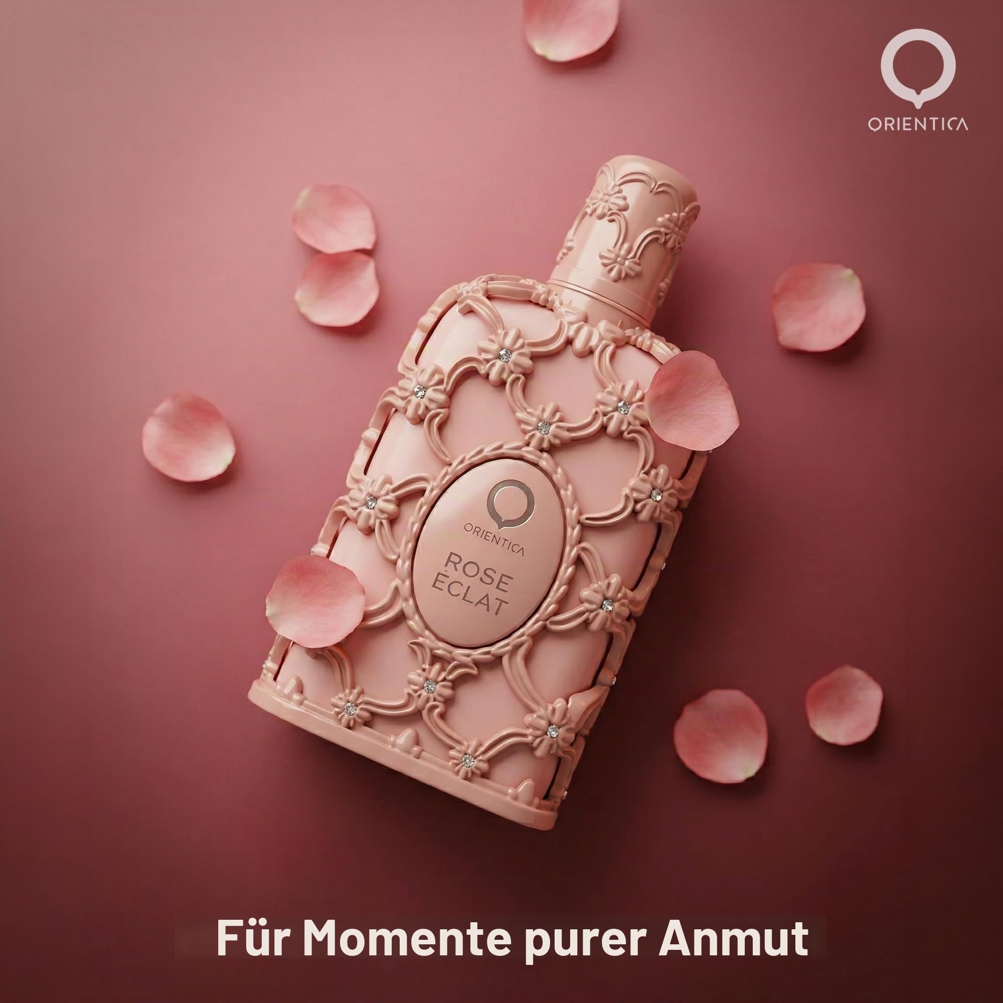 Orientica Luxury Collection Rose Eclat Eau de Parfum 80 ml | Langanhaltendes arabisches Parfüm für Damen und Herren