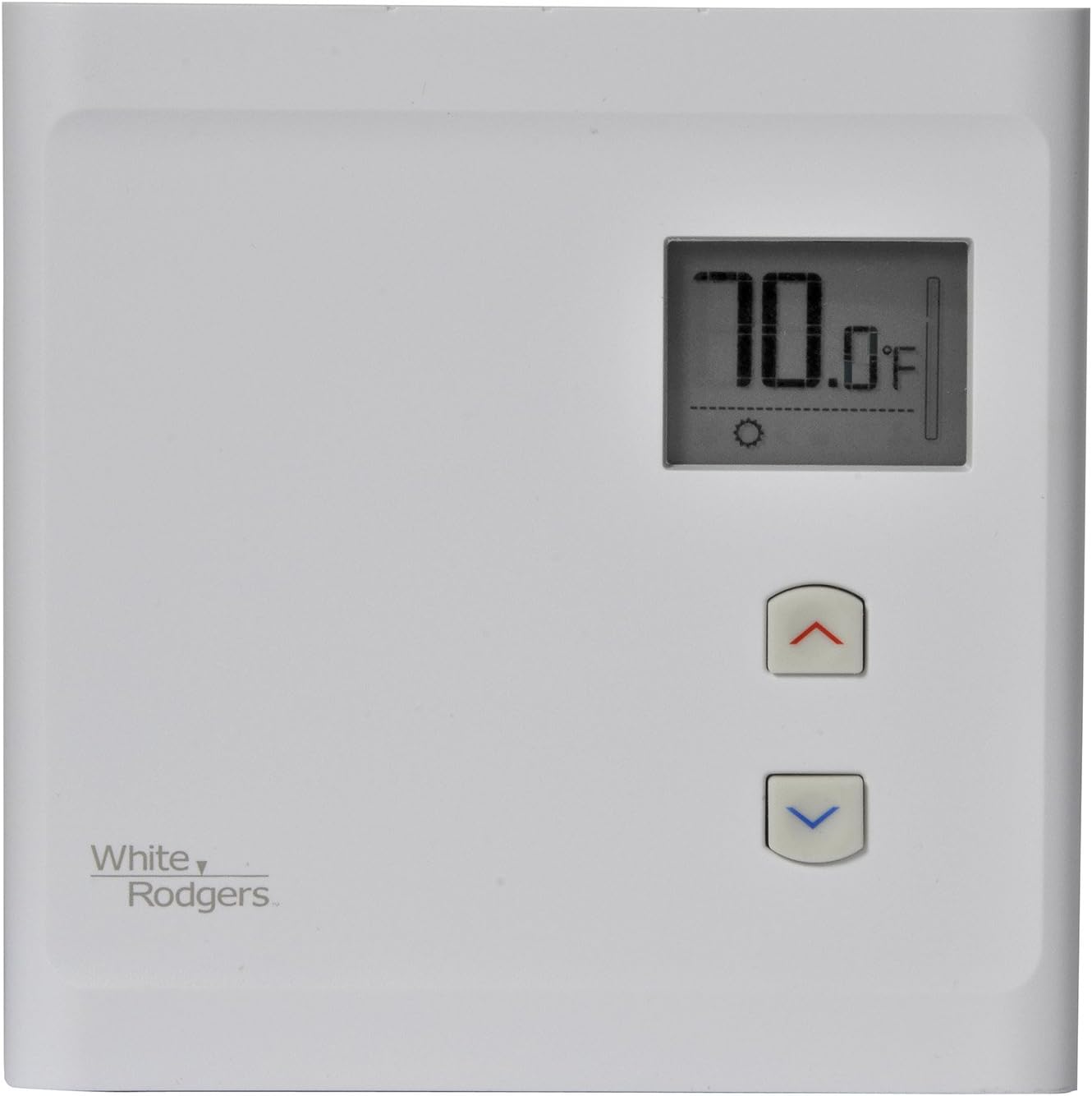Emerson BNP125 Electronic Non-Programmable Line Voltage Thermostat, White