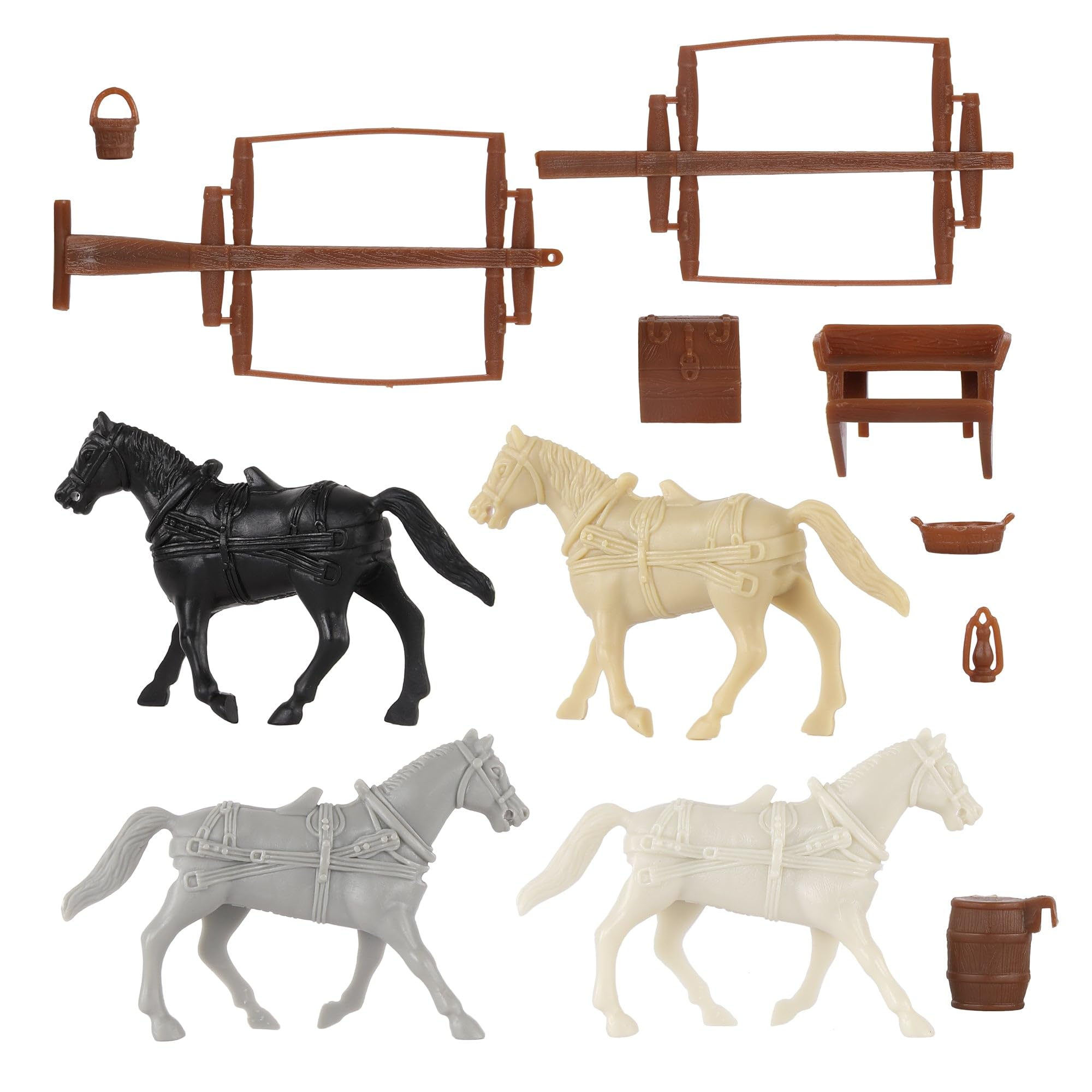 Amazon.com: BMC CTS Western Covered Wagons - Brown Pioneer Horse