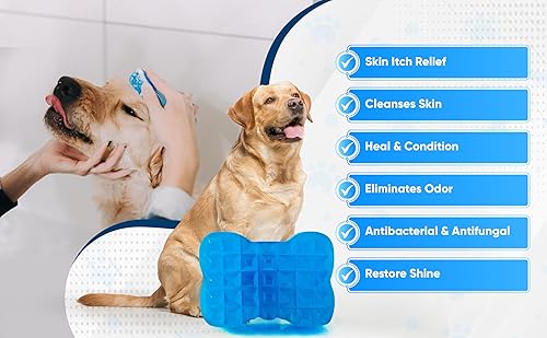 Miniatura 4 de Jabón para cachorros  Barra suave limpiadora para perros con piel seca y sensible  Forma ergonómica, fácil enjuague  Barra de jabón de gran tamaño,