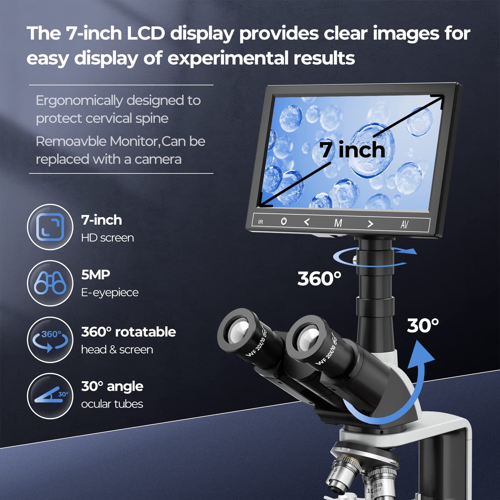 Snapklik.com : Dual Power Supply Vabiooth Lab Compound Trinocular ...