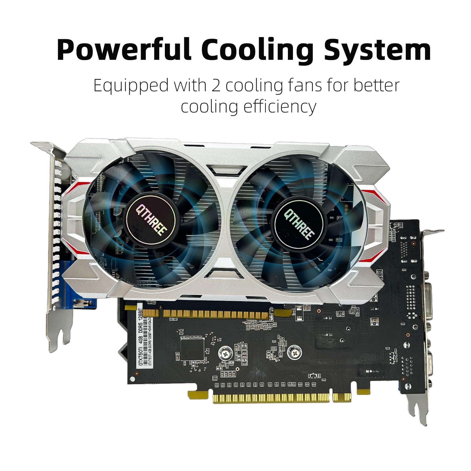 Amazon.com: QTHREE GeForce GTX 750 Ti 4GB Graphics Card,GDDR5