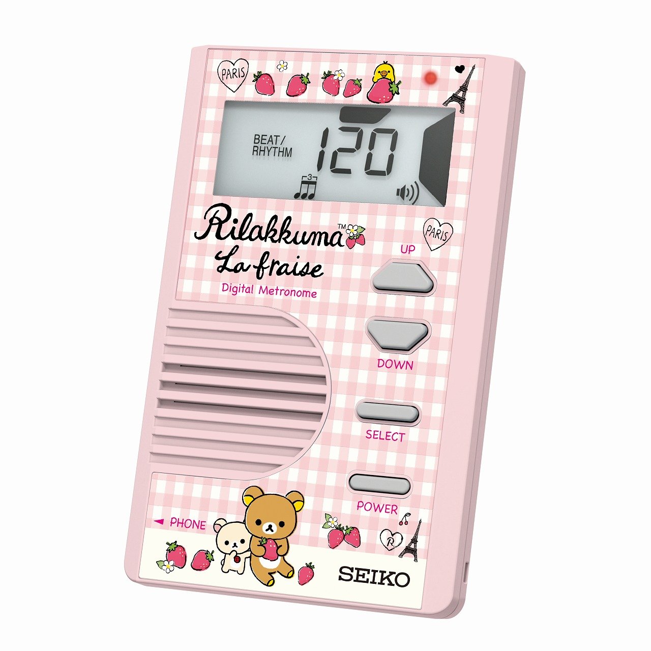 Amazon.co.jp: SEIKO(セイコー) デジタルメトロノーム 薄型 リラックマ