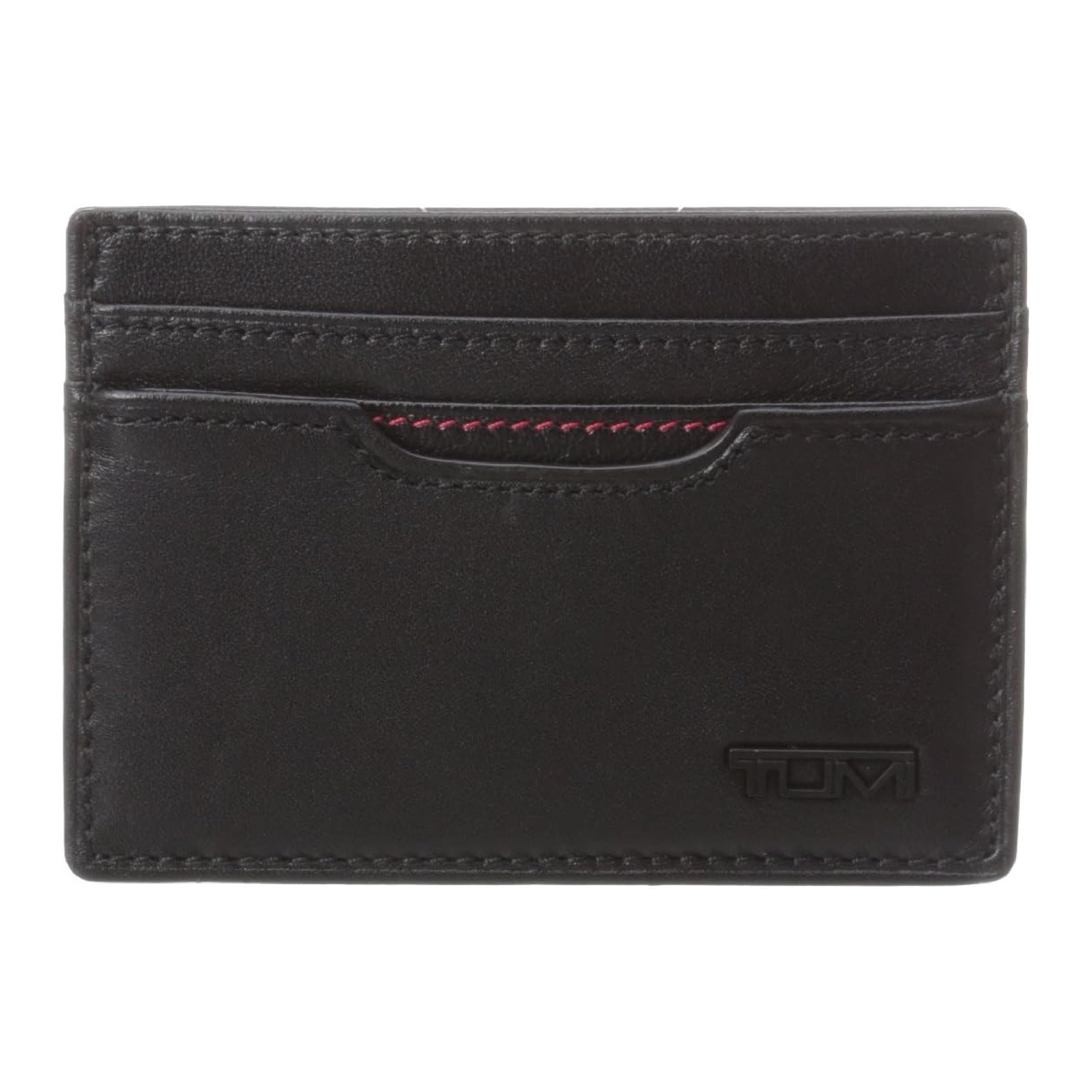 Men's Delta Money Clip Card Case, Black, One Size