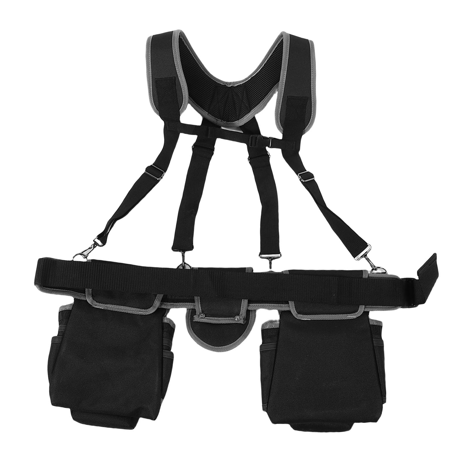 Organizer Compatto e Leggero per Cintura Porta Attrezzi con Bretelle Tasche Versatili per un Facile Accesso Agli Attrezzi