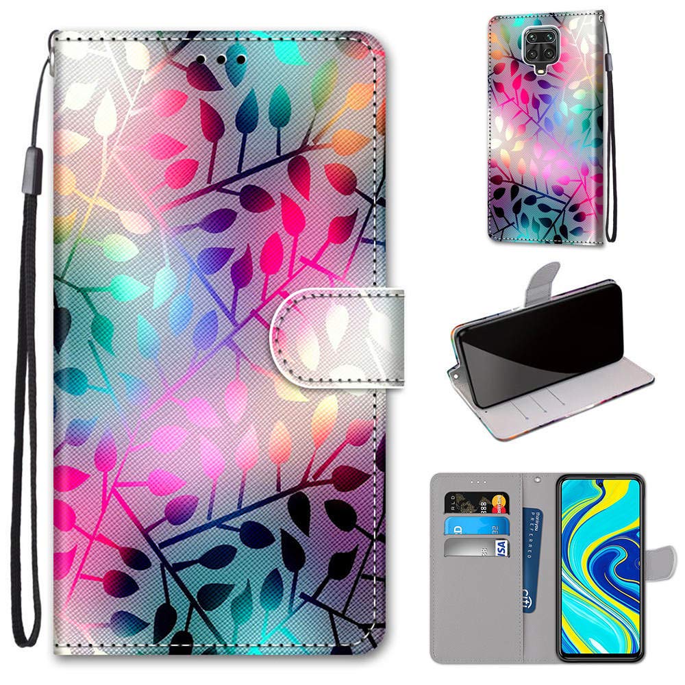 Cover In Pelle Portafoglio Per Xiaomi Redmi Note 8 2021 - Custodia Con Slot E Chiusura Magnetica - Blu