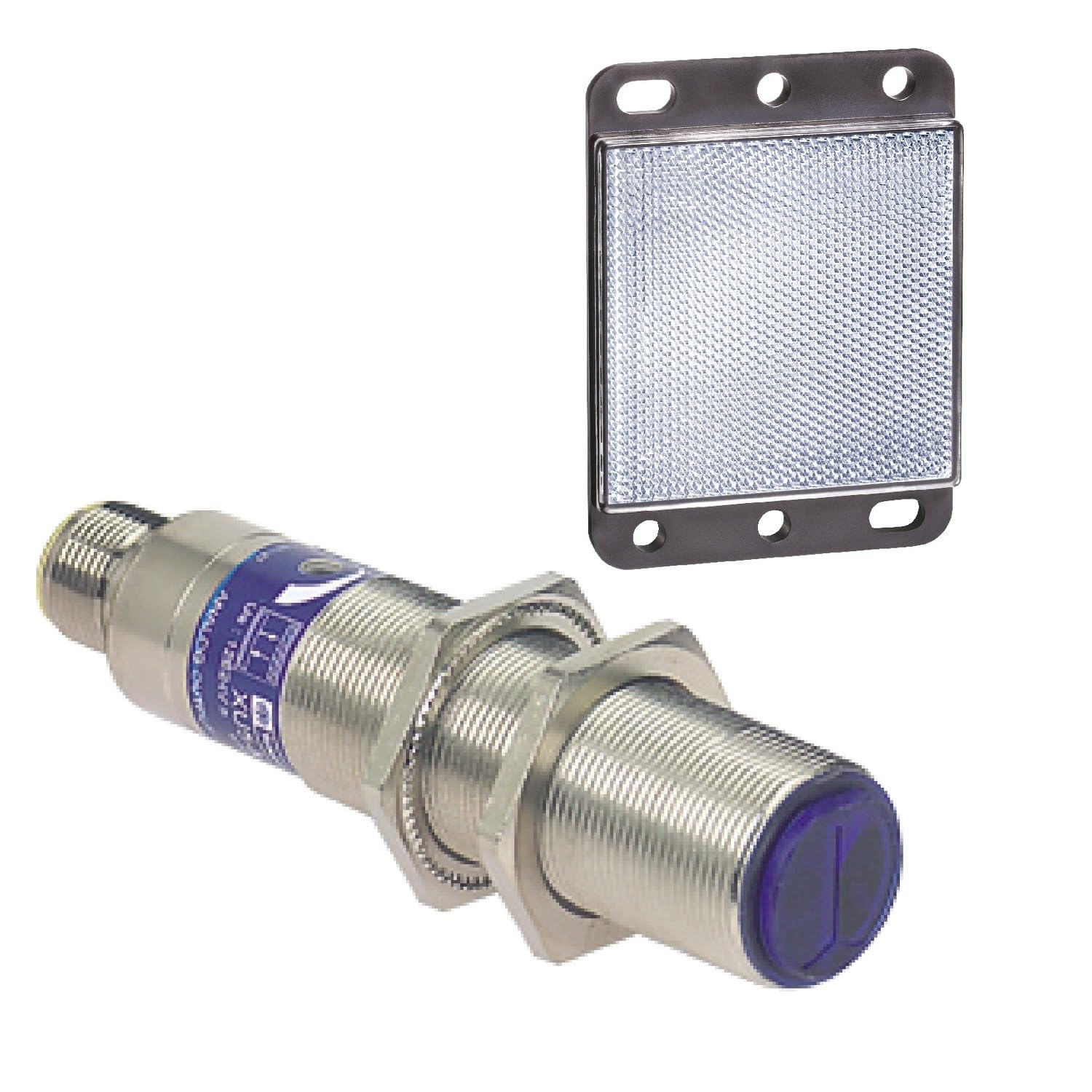 Schneider XU9M18MB230K XU9-Optoe. Sensor, Reflexions-Lichtschr. polar., dig., Sn 2m, 24-240 V AC/DC