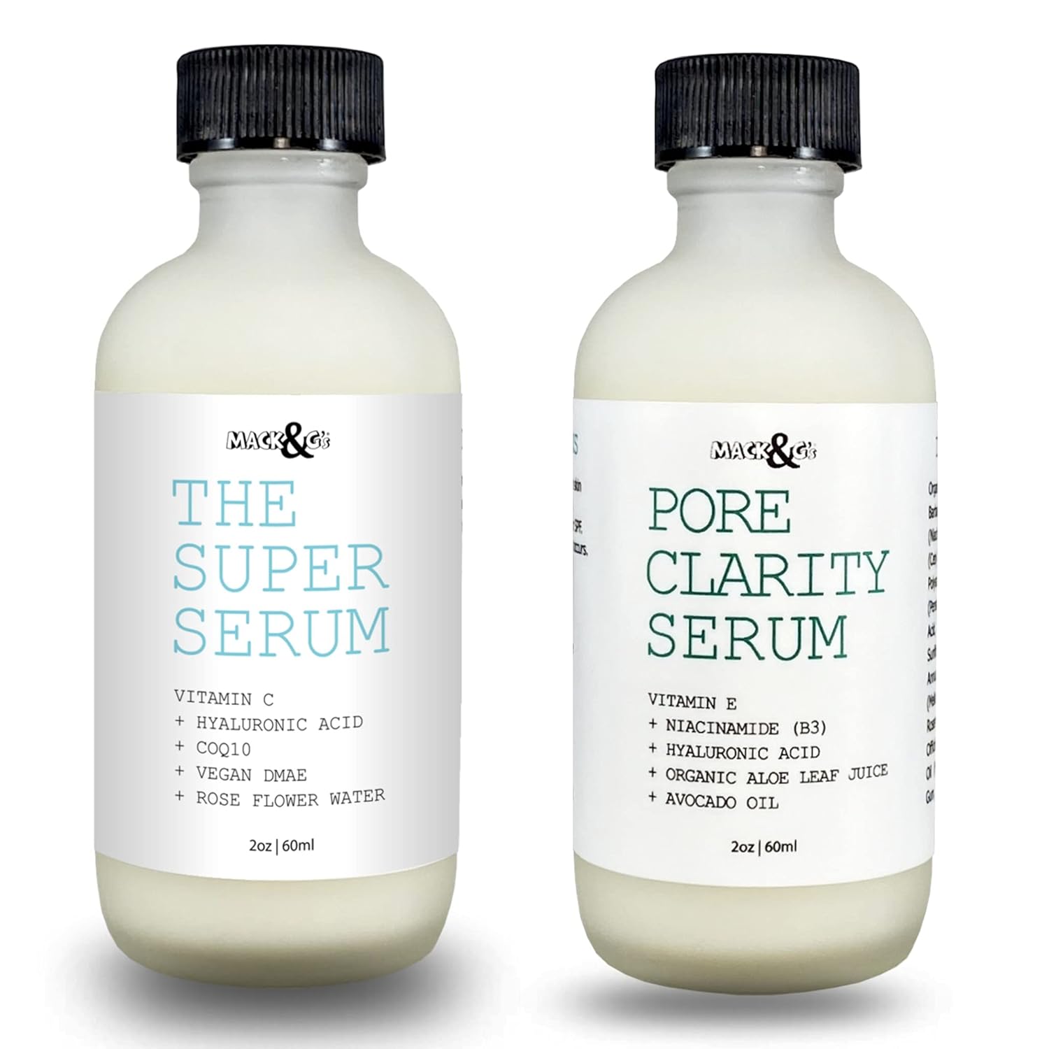 Vitamin C Serum For Face |The Super Serum Complete Complex AND Niacinamide Serum for Pore Clarity - Hyaluronic Acid - Vitamin E Not Your Ordinary Anti Aging Intensive