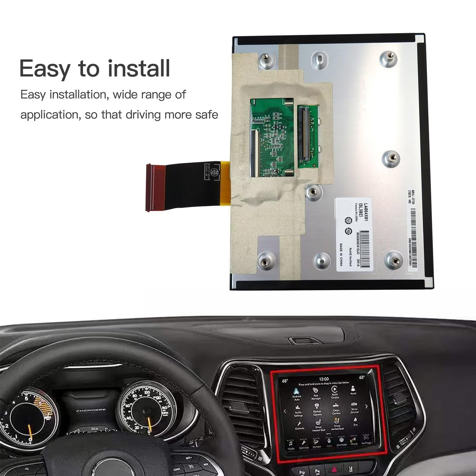 AUTORADIO ANDROID JEEP GRAND CHEROKEE 1998-2004 STEREO AUTO TOUCH 9 - Foto 3