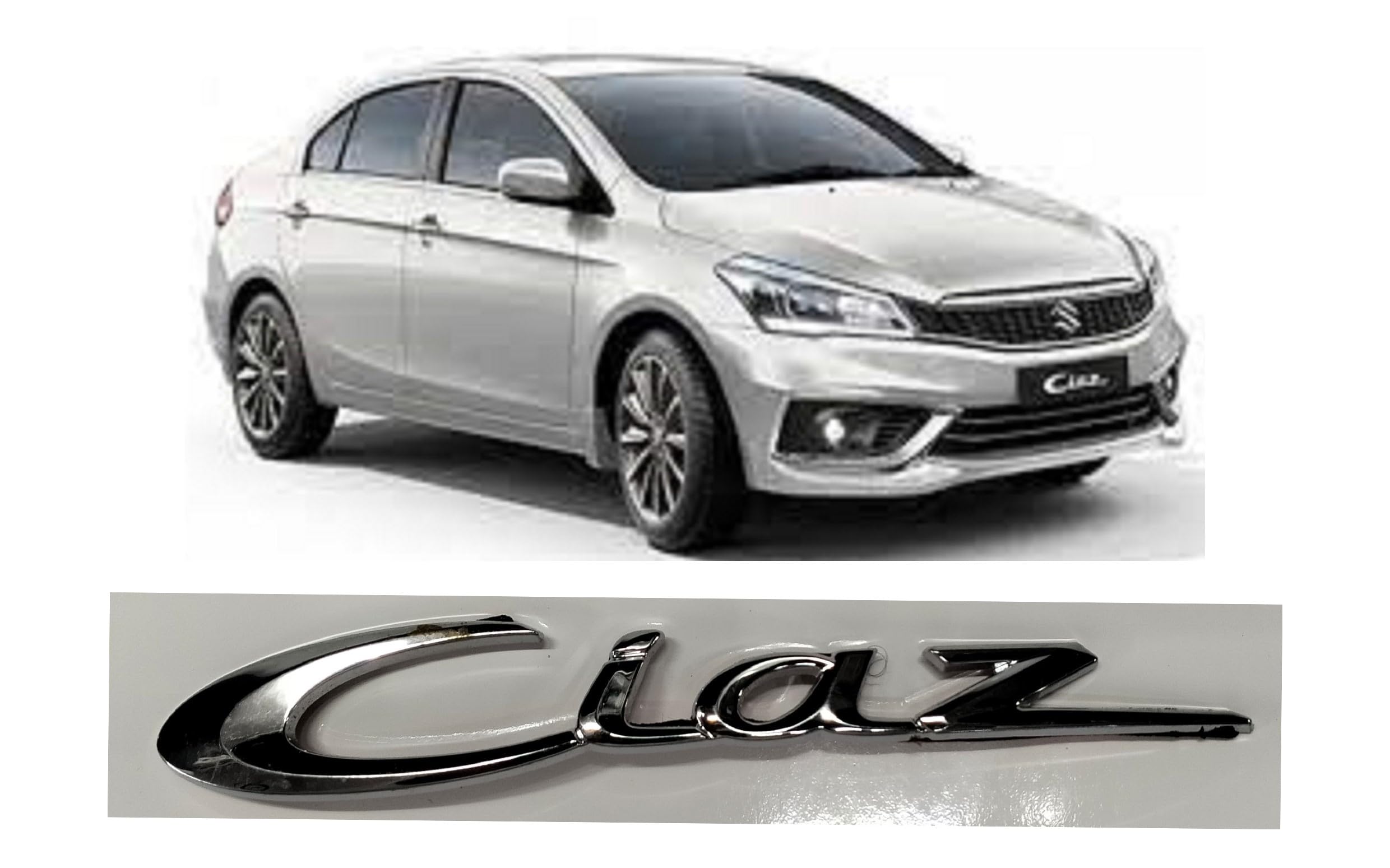 DIAMOND AUTO Emblem/Monogram/Decal/Sticker/Chrome for CIAZ (Set of 1 Pcs)