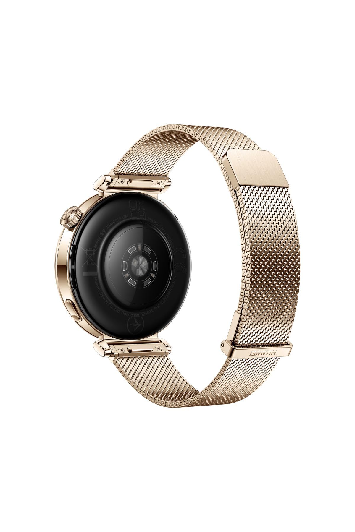 HUAWEI WATCH GT 5 41 mm Smartwatch, ostre krawędzie, zupełnie nowe sporty biegowe i rowerowe, śledzenie zdrowia, żywotność baterii do 7 dni, kompatybilny z iOS i Android, złoty