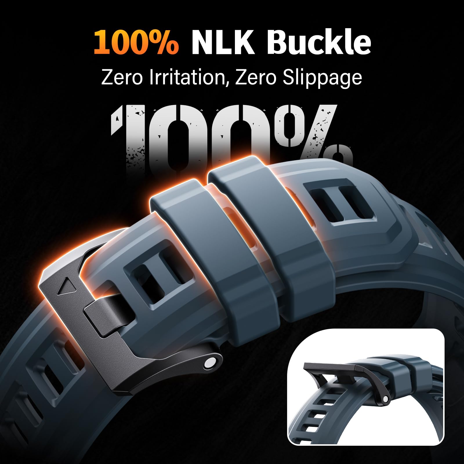 Kompatybilny z Garmin Instinct E45 mm/Instinct E40mm/Instinct 3-45 mm/Instinct 3-50 mm, silikonowy pasek do zegarka 20 mm/22 mm/26 mm