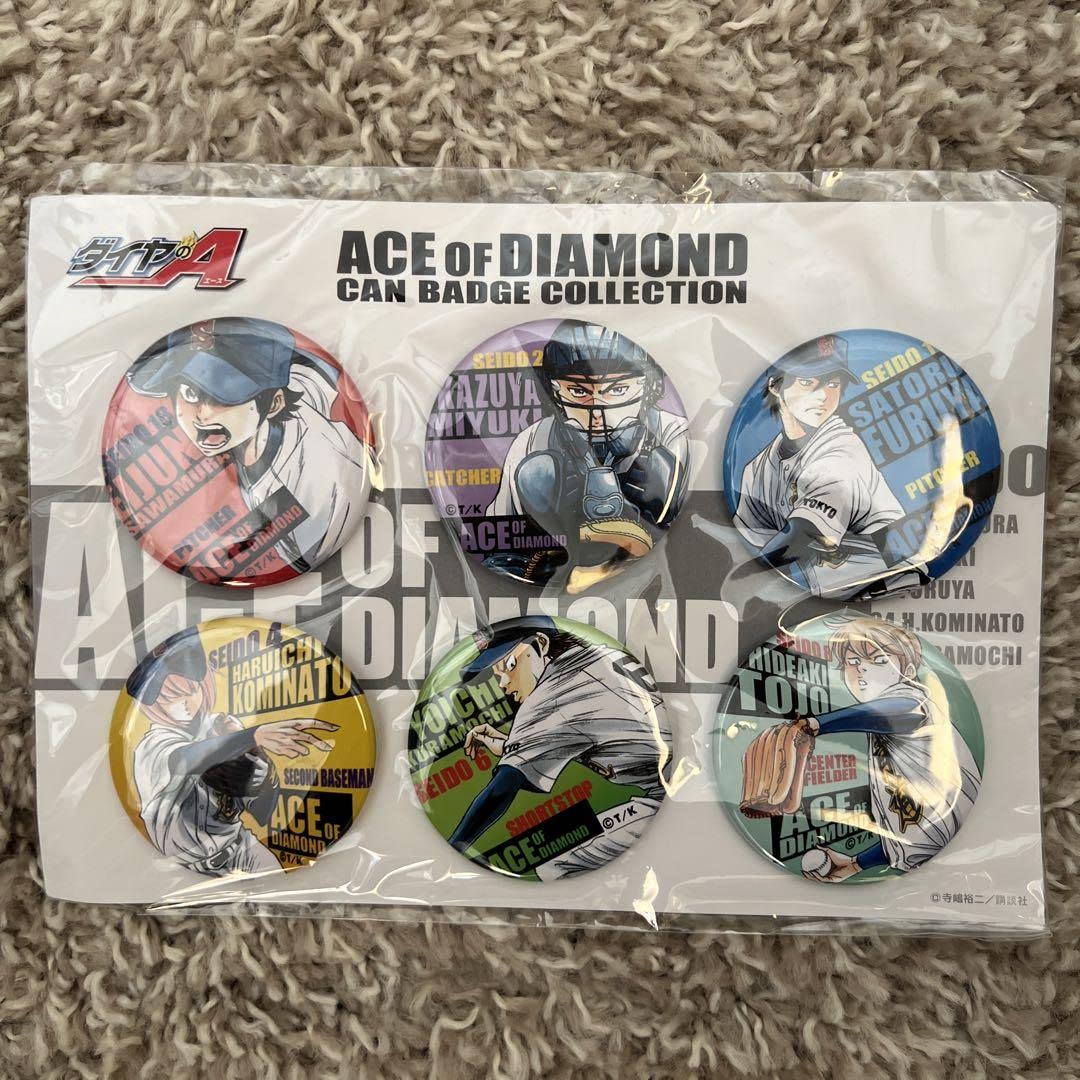 ダイヤのA 原作絵 缶バッジセット