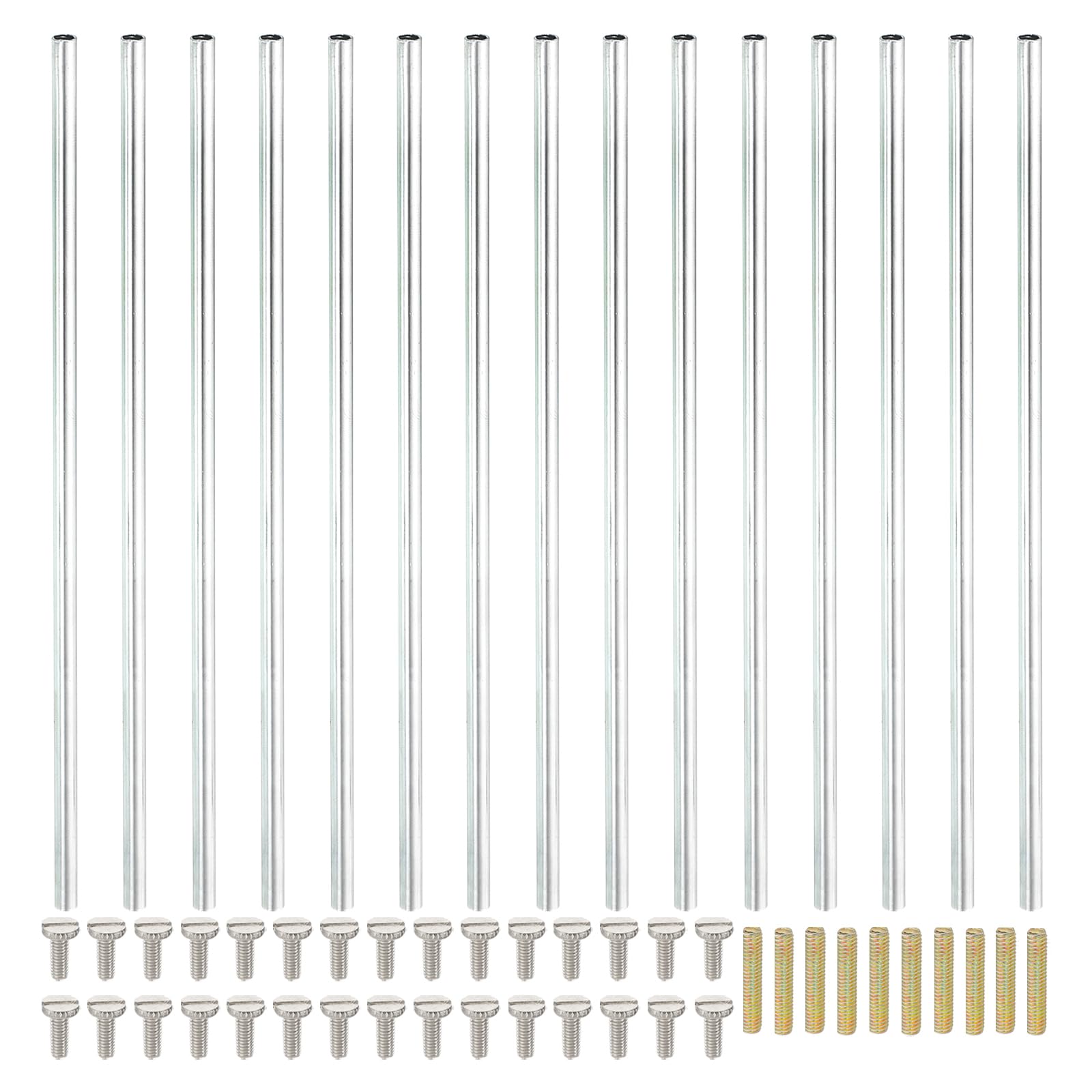 PATIKIL 180mm (7.1") Round Coupling Nuts Kit