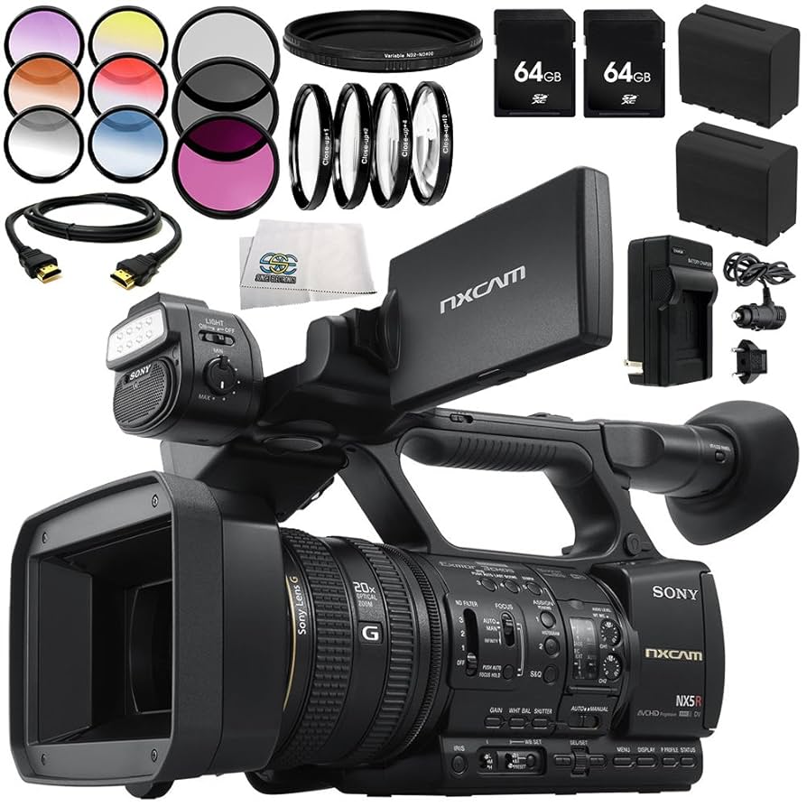 SONY - Romma SONY NX5R Sony HXR-NX5R PAL NXCAM Professional AVCHD Full HD WiFi
