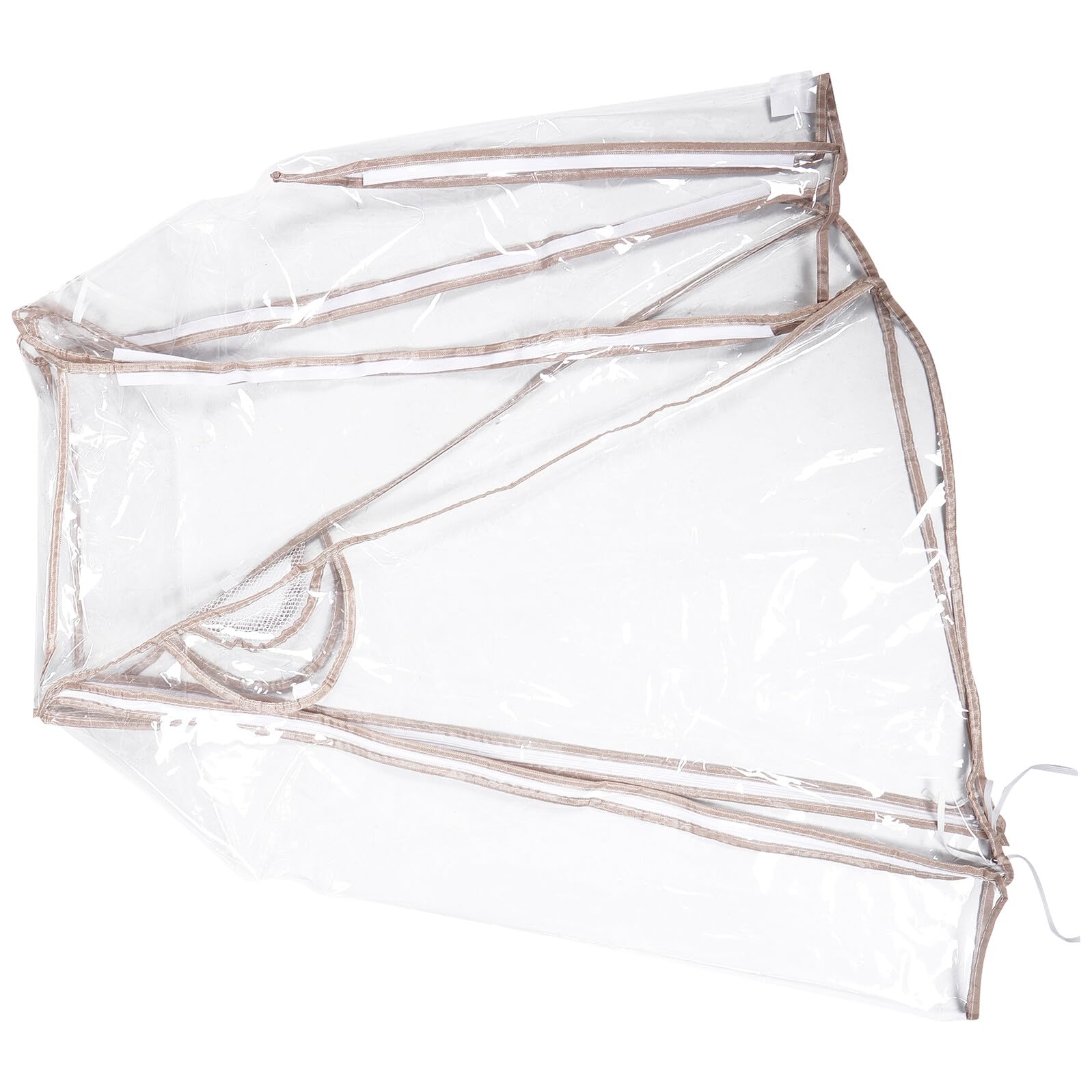 Cubierta para Carrito de Niña EVA Resistente al Viento y Lluvia Funda Transparente Protectora para Cochecitos de Paseo Protección Térmica para Invierno y Viaje