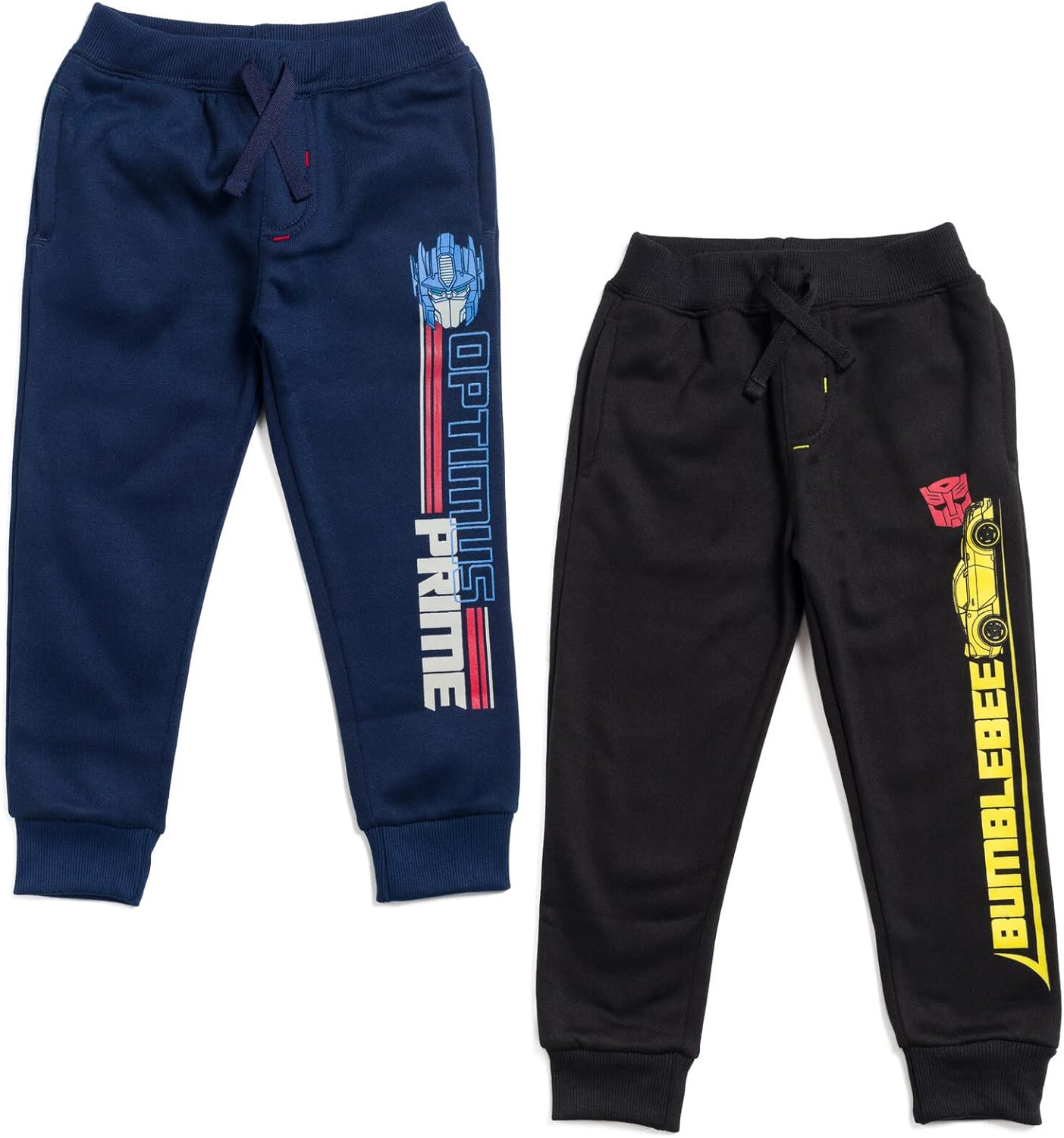 Transformers Bumblebee Optimus Prime Fleece 2 Pack Pants Toddler to Big Kid Transformers Bumblebee Optimus Prime Fleece 2 Pack Pants Toddler to Big Kid