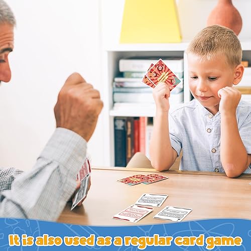 Miniatura 5 de Kasfalci Tarjetas de conversación familiar, tarjetas de inicio de conversación, juegos de cartas de preguntas para familias, juegos de mesa