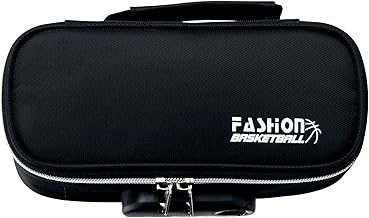 Dizgoy Canvas Large Capacity Lockable Pencil Case,Waterproof Stationery Storage Bag,4 Layer Compartments Big Capacity Pencil Pouch With Pen Insert Compartment For Boy Girls Men Women Adult (Black)