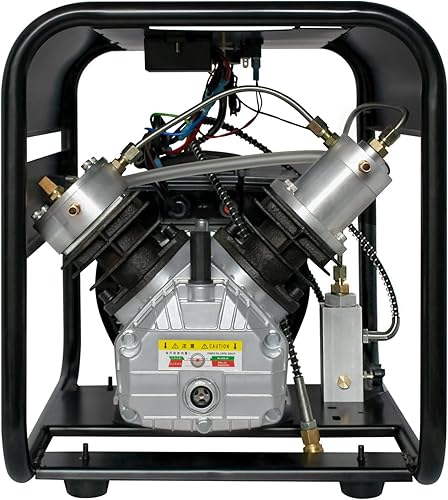 Miniatura 9 de TUXING Compresor PCP de 4500Psi300Bar, compresor de aire eléctrico de alta presión, separador de agua-aceite incorporado y apagado automático de 110