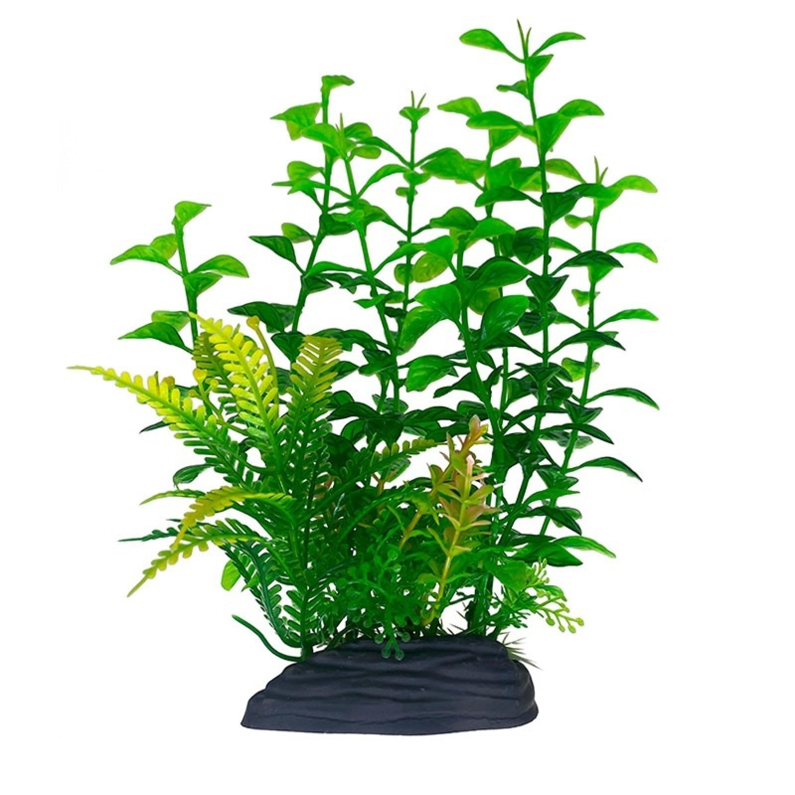Adornos Artificiales de plástico for Plantas acuáticas, Accesorios de simulación for pecera, 3 Piezas A,Decoración de peceras