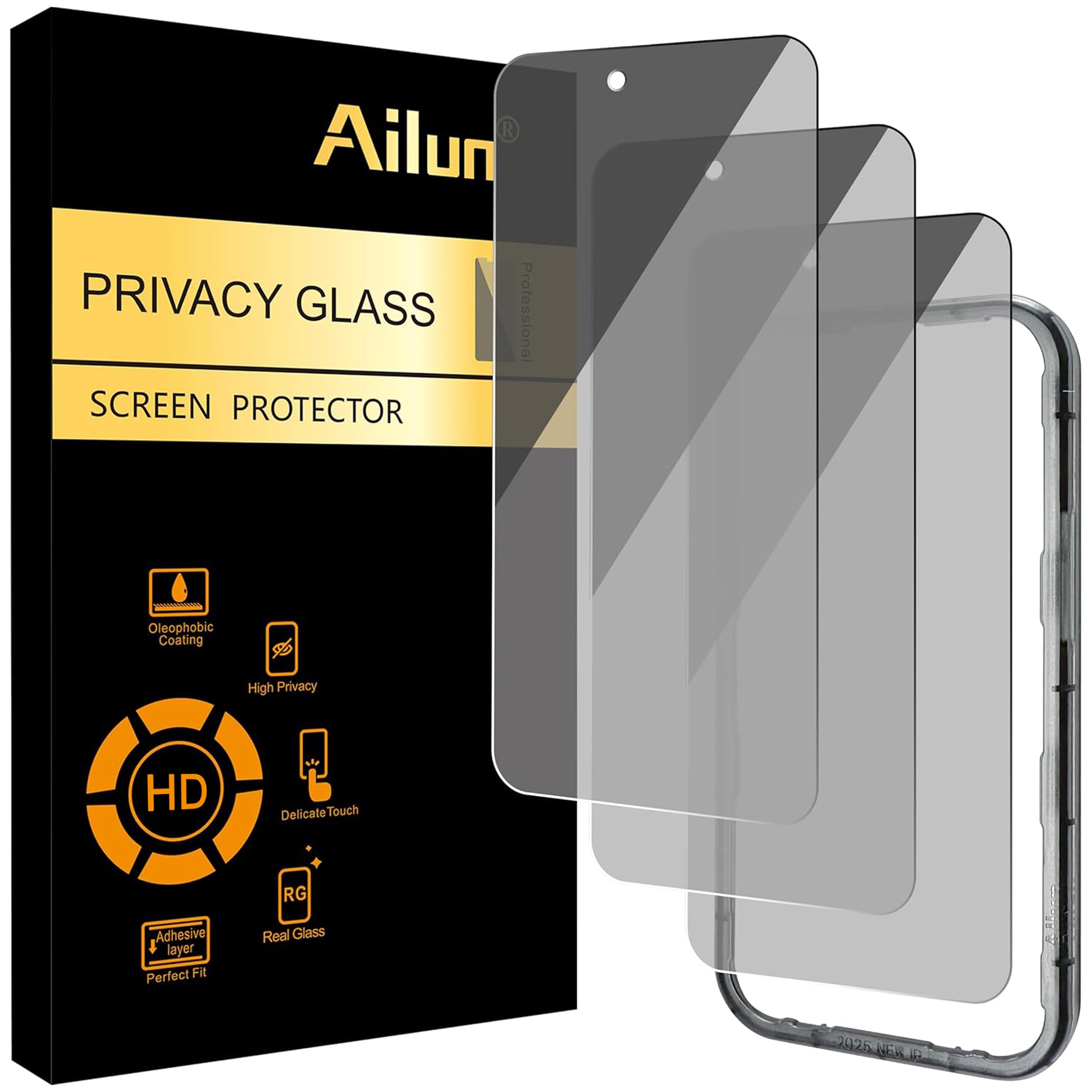 Ailun Privacy Screen Protector iPhone 17e/16e/14/13/13 Pro, 2 Pack — Amazon image 13