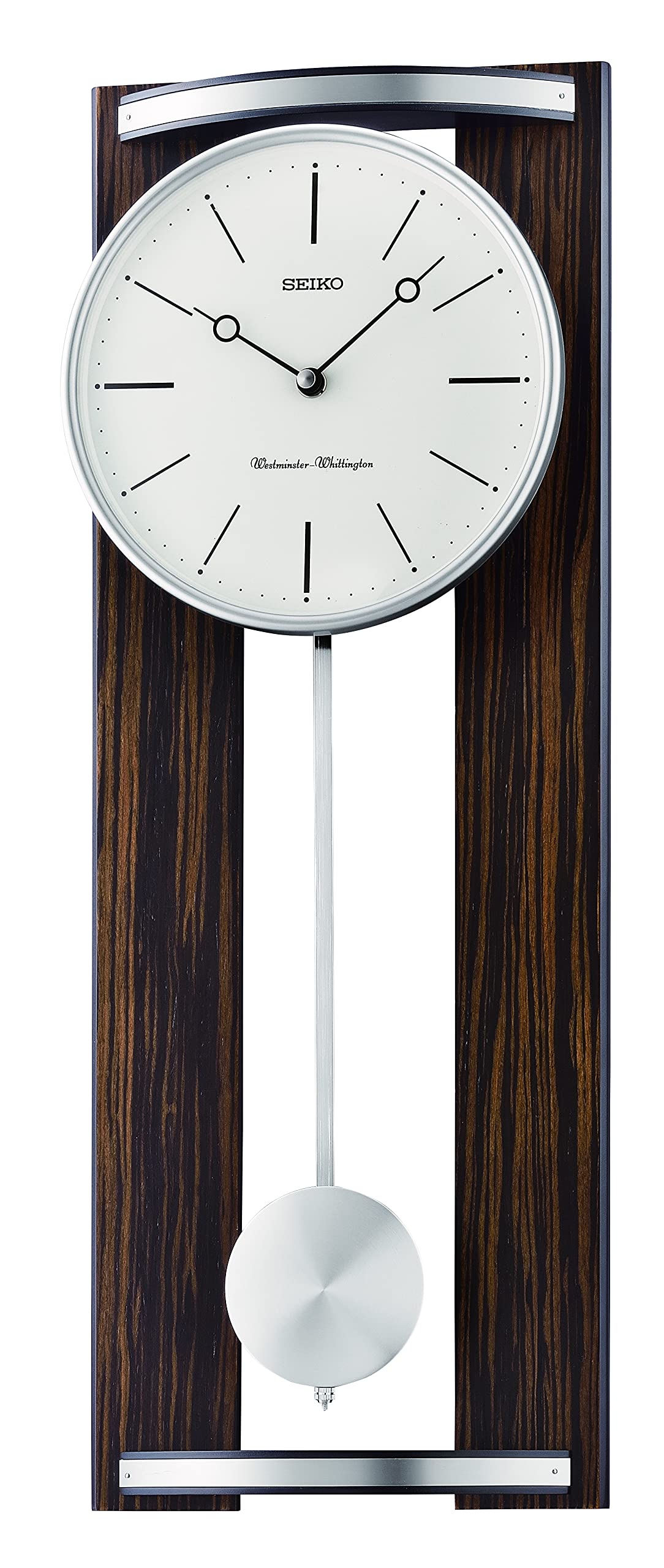 Seiko QXH078B Pendulum Wall Clock Analogue Wood Brown