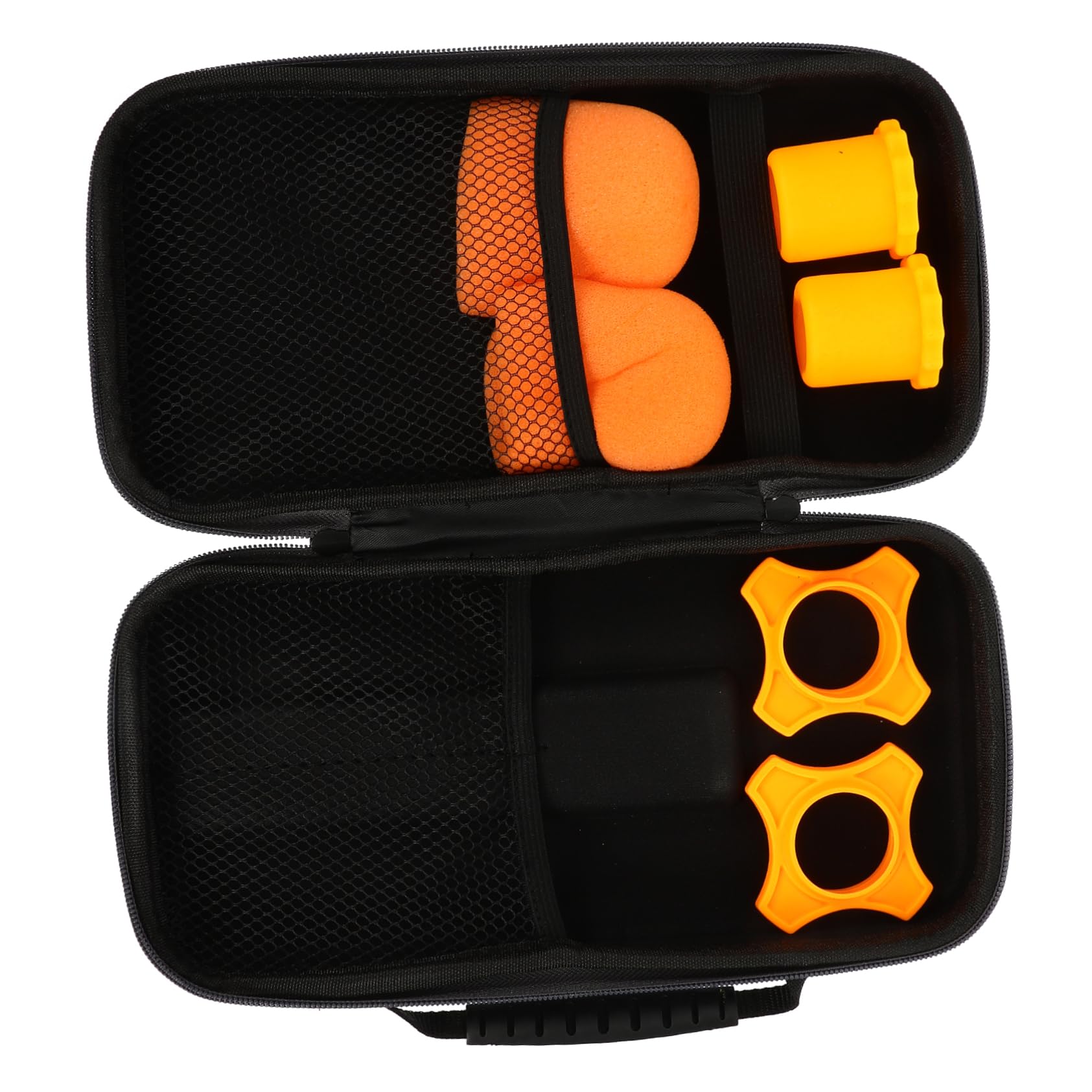 Abaodam 5 Sets Durable Eva Nylon Microphone Storage Case Zipper Mini Box for Mic Ideal for Digital Products