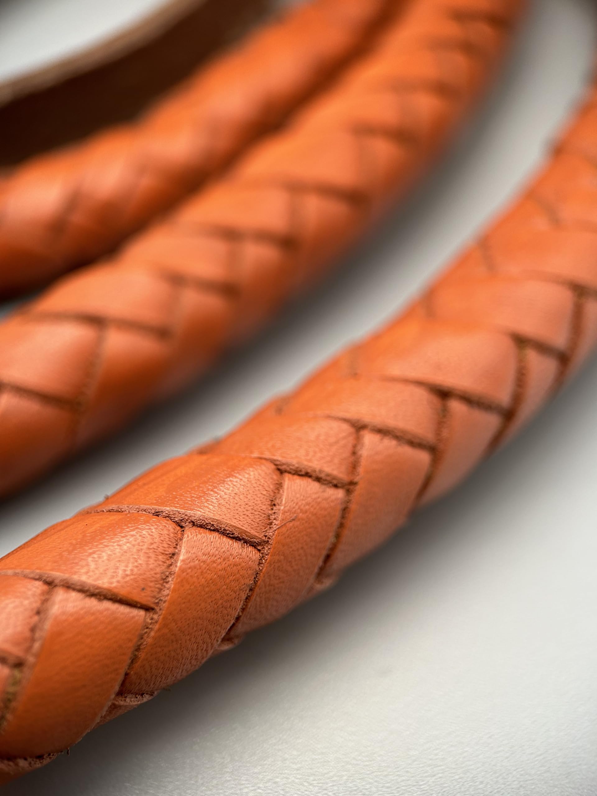 Generisch Bullenlederpeitsche Bullwhip in Tan, 3FT-10FT (4FT ~ 122cm)