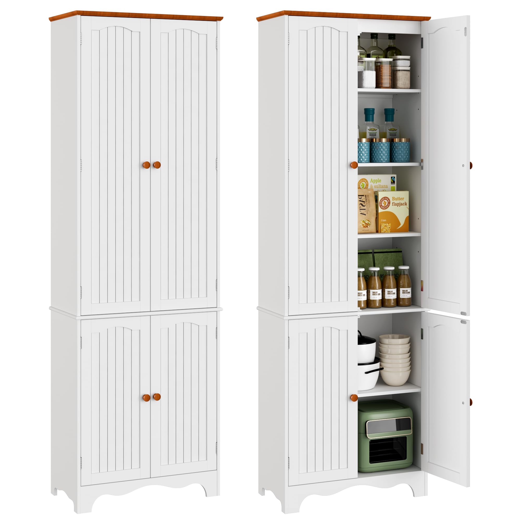 Function Home 72 Kitchen Pantry Cabinet