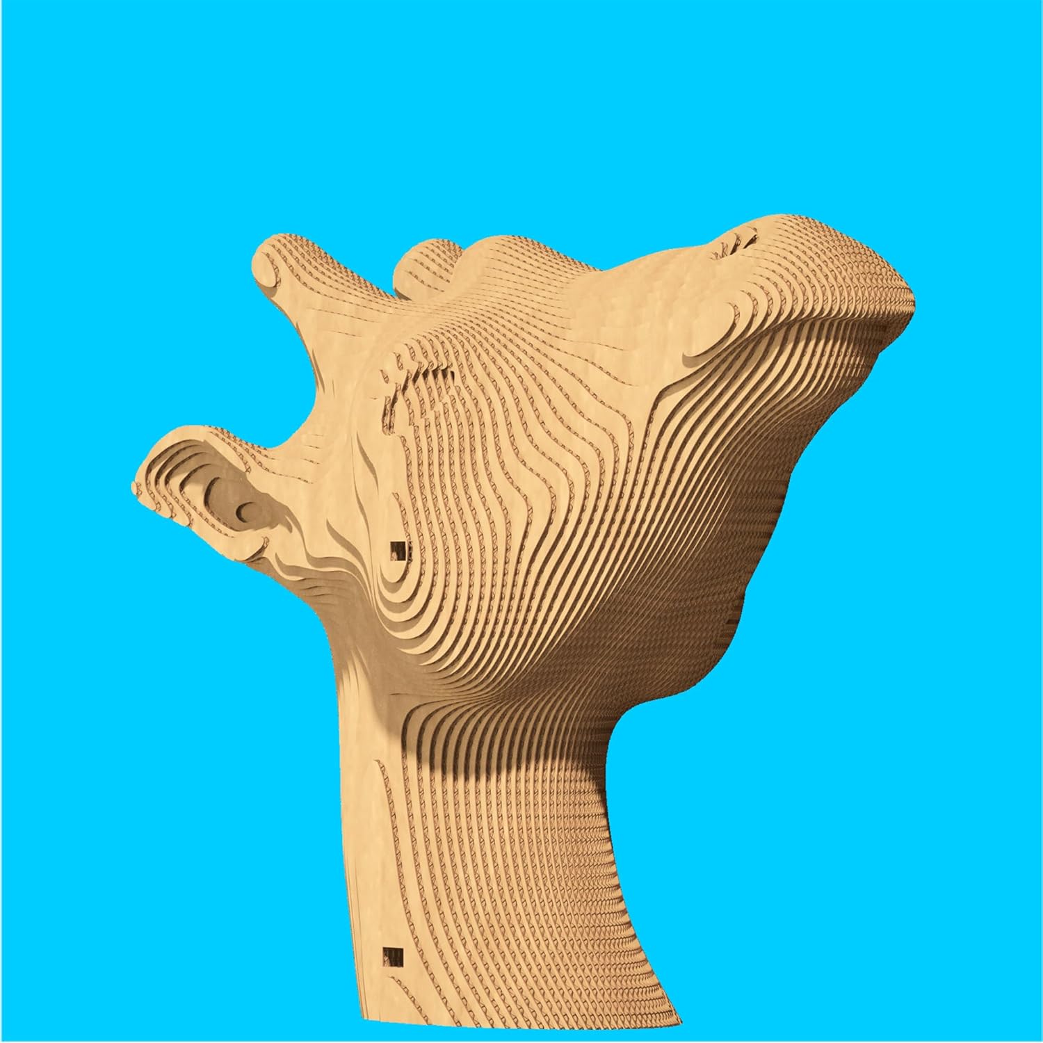 3D Puzzle Model Kit – Unique Gift for Teens, Adults, Kids, Women, Men – Recyclable Cardboard 3D Puzzle Turns Into Giraffe Charming Home Decor