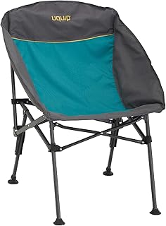 Uquip Comfy - Silla de Camping Plegable - Silla Plegable Resistente, compacta y Ligera