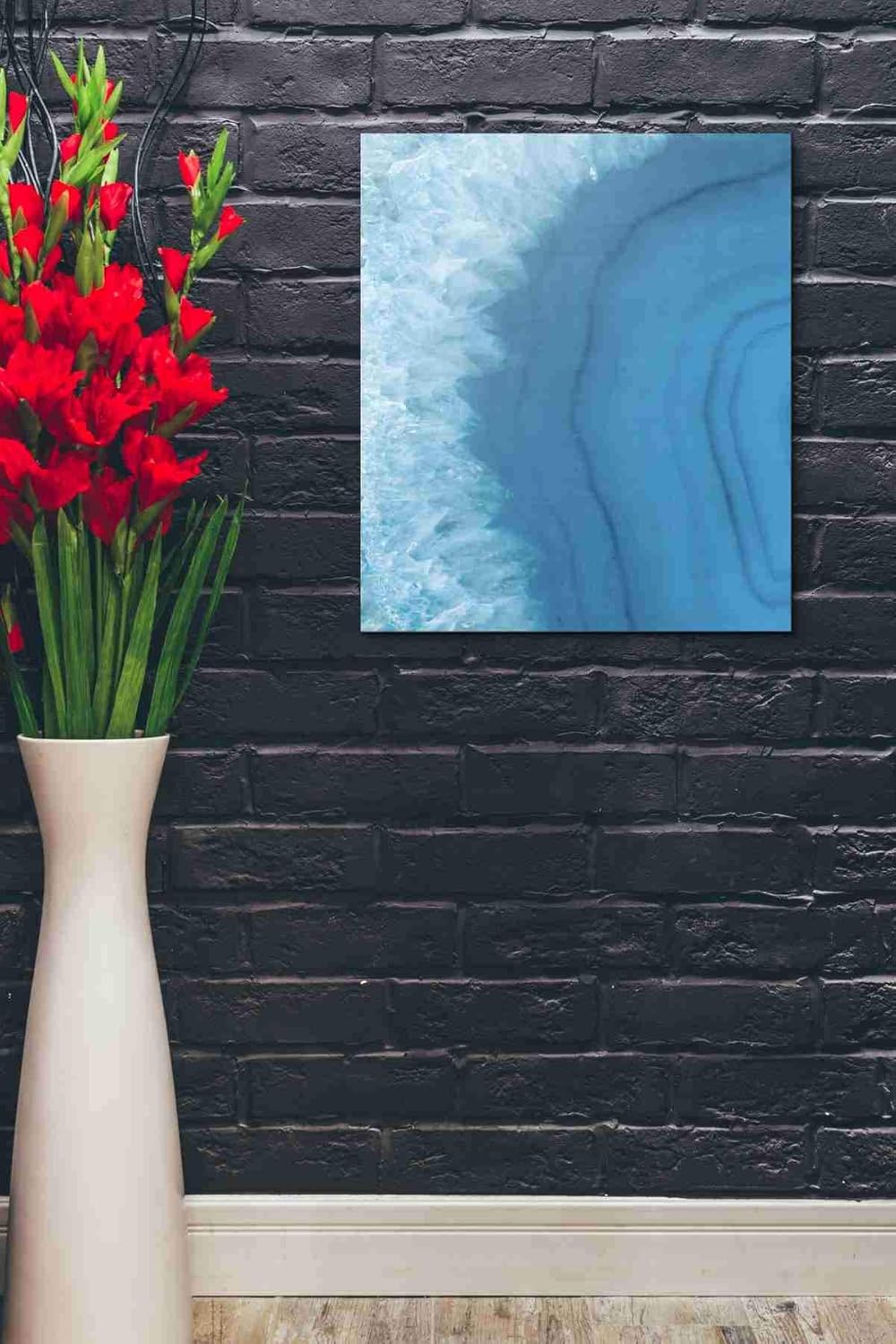 Epic Graffiti 'Agate Geode I' by Wild Apple Portfolio, Canvas Wall Art, 20"x24"