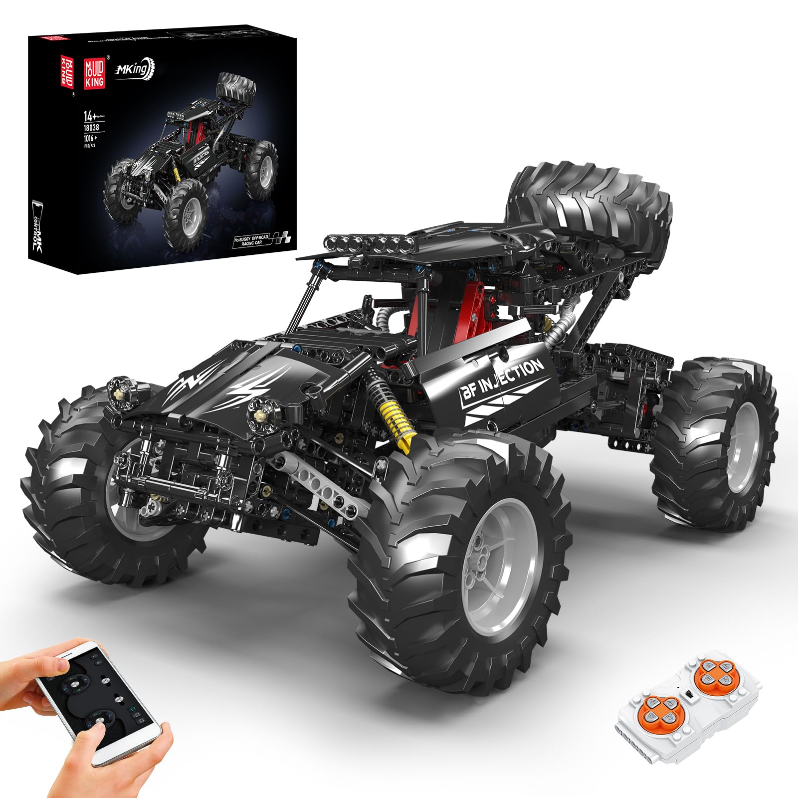 Amazon.com: Mould King Climbing Car Building Kit, Remote Control