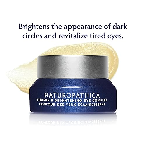 Miniatura 2 de Naturopathica Complejo de ojos iluminador de vitamina K, crema diaria para ojeras y ojos hinchados, crema debajo de los ojos para ayudar a reafirmar