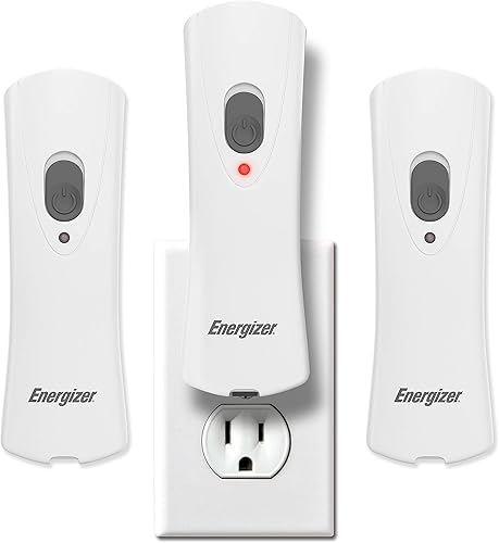 Miniatura 2 de Energizer Linternas LED recargables enchufables, luz de emergencia para el hogar (paquete de 3) + linterna LED de campamento, 1000 lm, 4 modos de