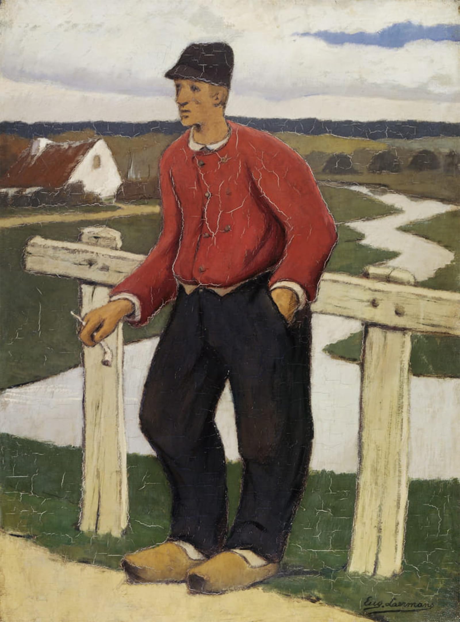POSTERIIk Famous Print Pop Art Wall Art Graffiti Young Farmer by Eugene Laermans Art Prints for Home Decor 60x90cm
