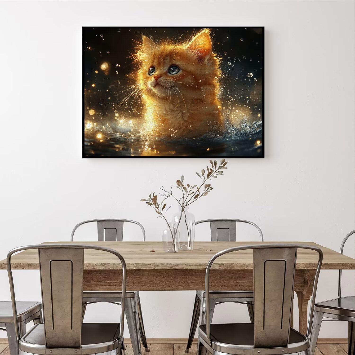 Puzzle 1500 sztuk zwierząt Trudne drewniane puzzle, n-482 | Niemożliwe wyzwanie, inteligentna gra zręcznościowa, gry logiczne dla całej rodziny, pomysł na prezent, staw