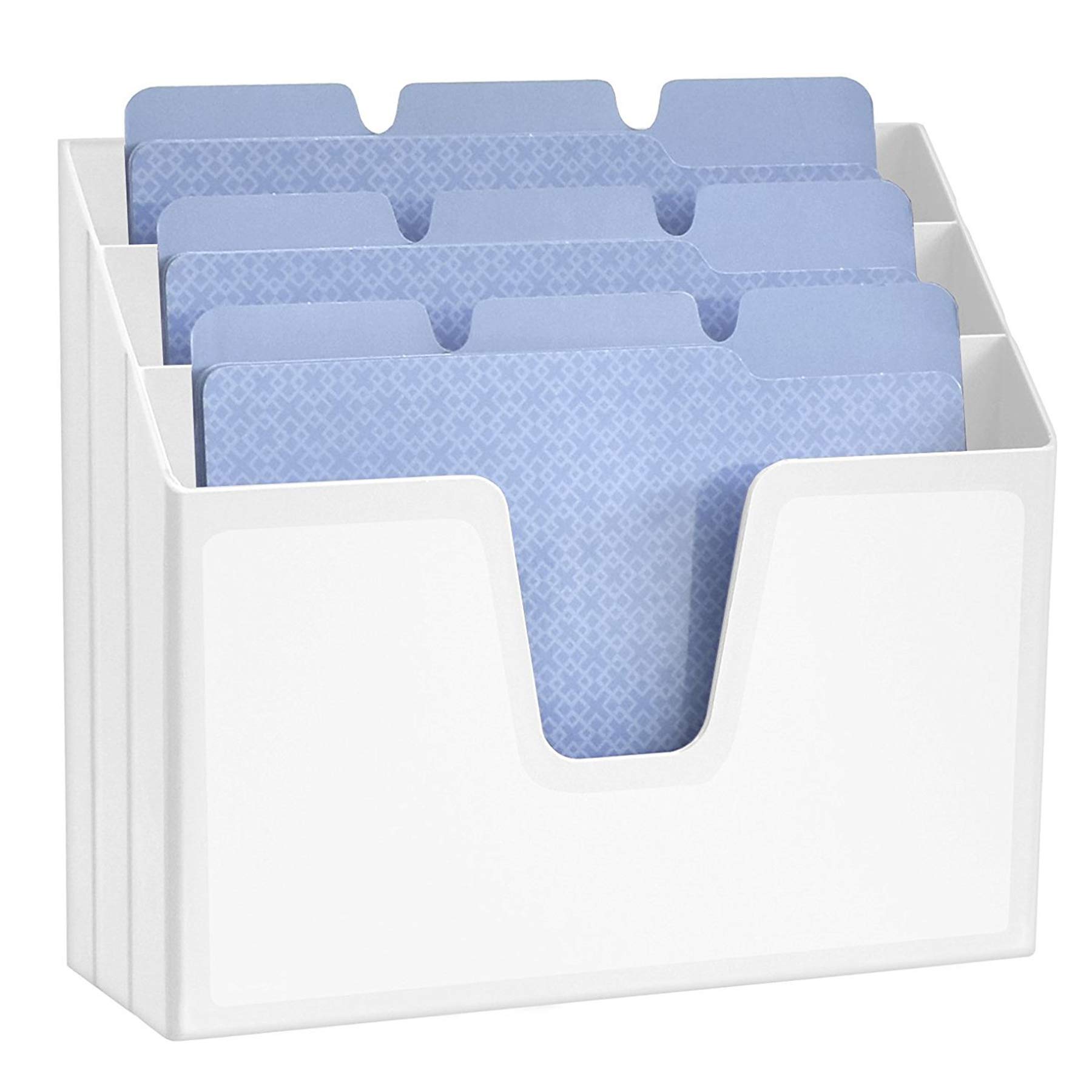 Acrimet Horizontal Trieur Organisateur de Document A4 (Plastique) (Couleur Blanc)