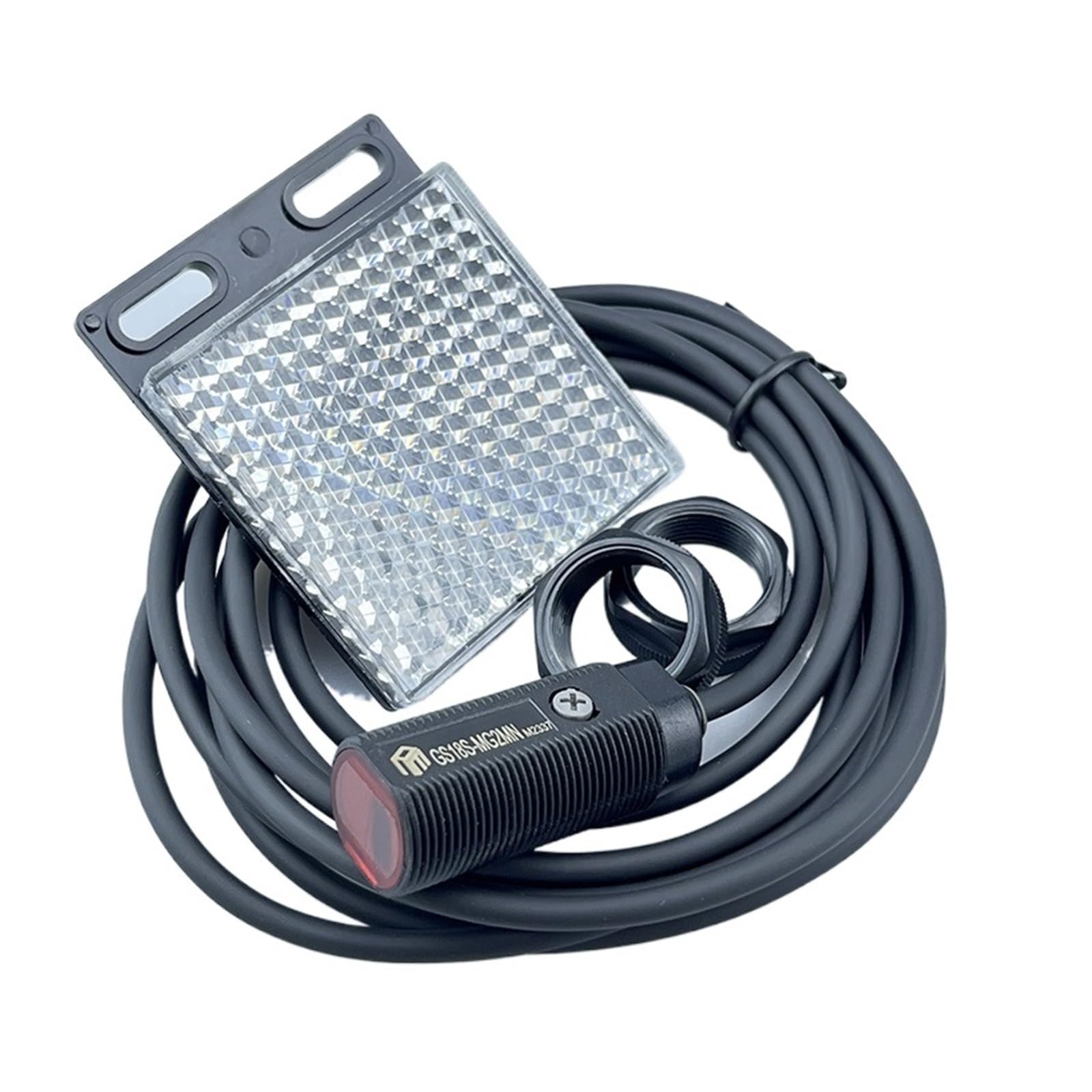 JJKKOZVQF M18 cylindrical specular reflection photoelectric sensor detects GS18S-MG2MN at a distance of 2m(GS18-MG2MN NPN)