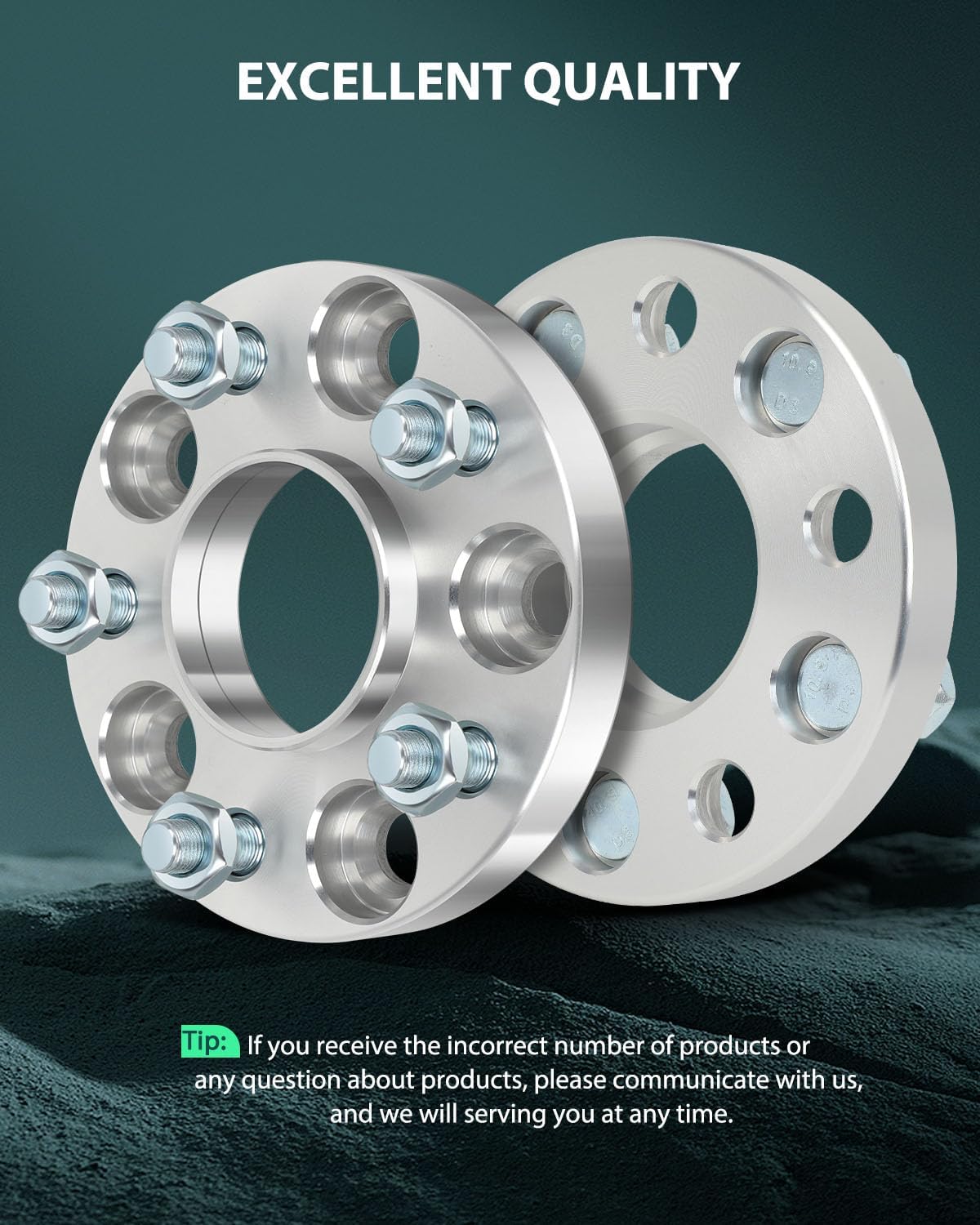 SCITOO 4Pcs 5x114.3mm Wheel Spacers 20mm 5x4.5 Bore 66.1mm Studs 12x1.25 5 Lug Wheel Spacers Adapters Fit for Nissan for Altima for Rogue for Sentra for Maxima