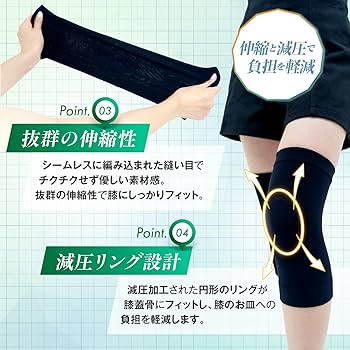 Amazon.co.jp: 【柔道整復師推奨】RELAXEE 膝サポーター