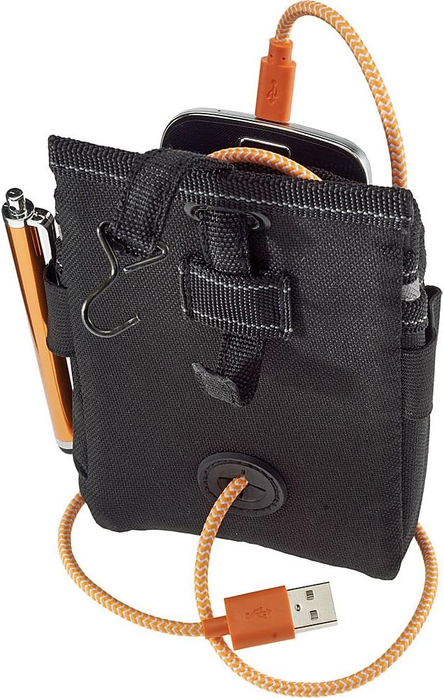 High Road DriverPockets Car Pouch - Car Vent Pocket and Vent Cell Phone Holder for Car - Front Seat Organizer with 3 Pockets, Hanging Hooks and Charging Port