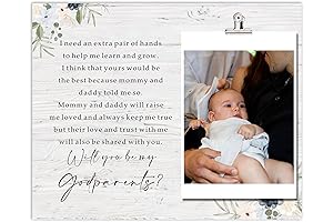 Godparent Picture Frame Proposal - A Cherished Keepsake to Honor Your Godparents