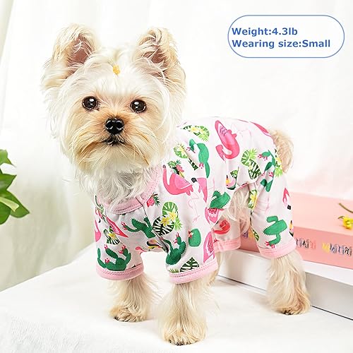 Miniatura 4 de Pijamas para perros, ropa de verano para perros pequeños, niñas y niños, ropa suave y elástica para cachorros, ropa de otoño para perros, pijamas