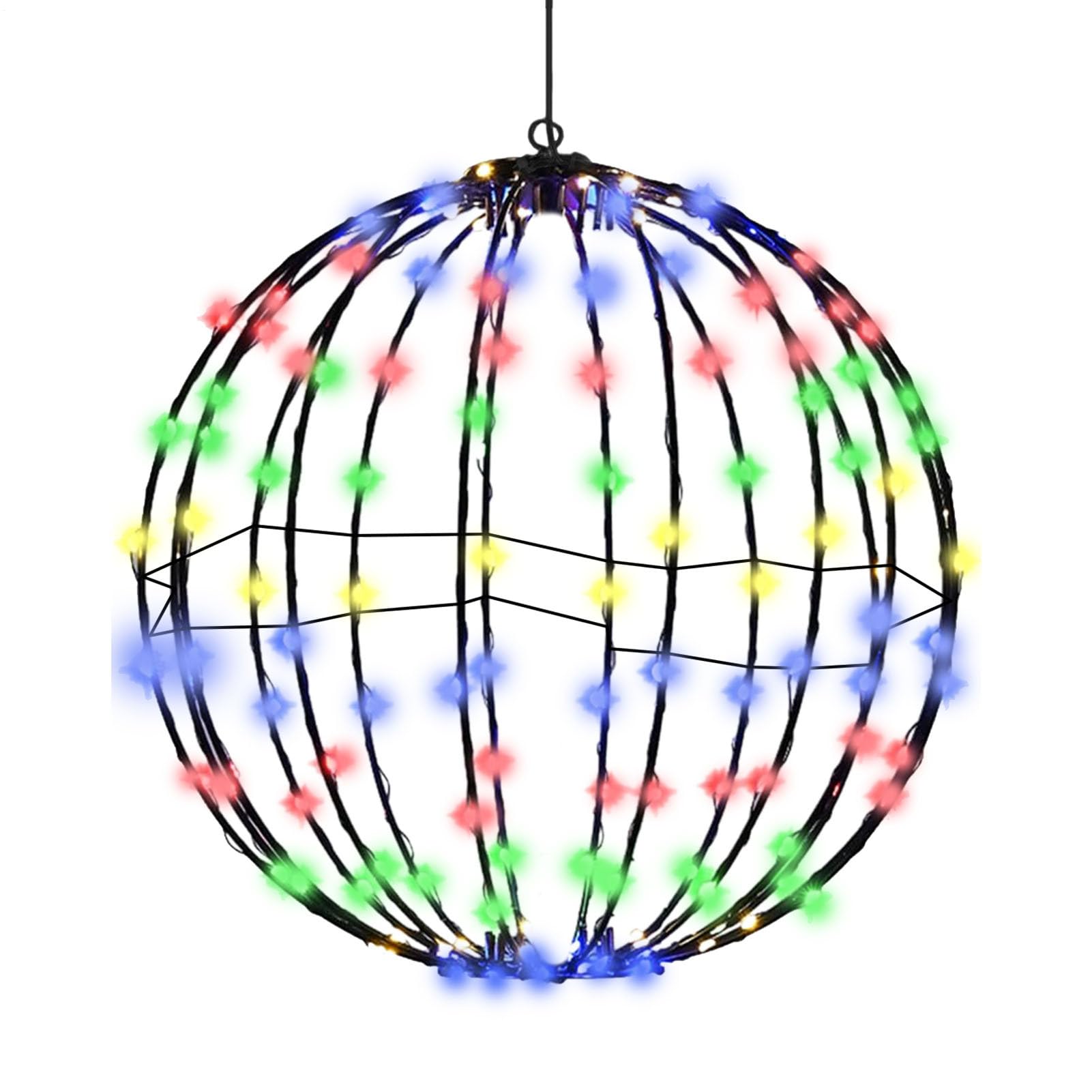 Lampki Kuliste LED - Świąteczne Lampki Kuliste LED Zewnętrzne | Ozdoby Glob Nowości Dekoracje Świąteczne Na Taras Drzewa Święta W Ogrodzie Do Wnętrz