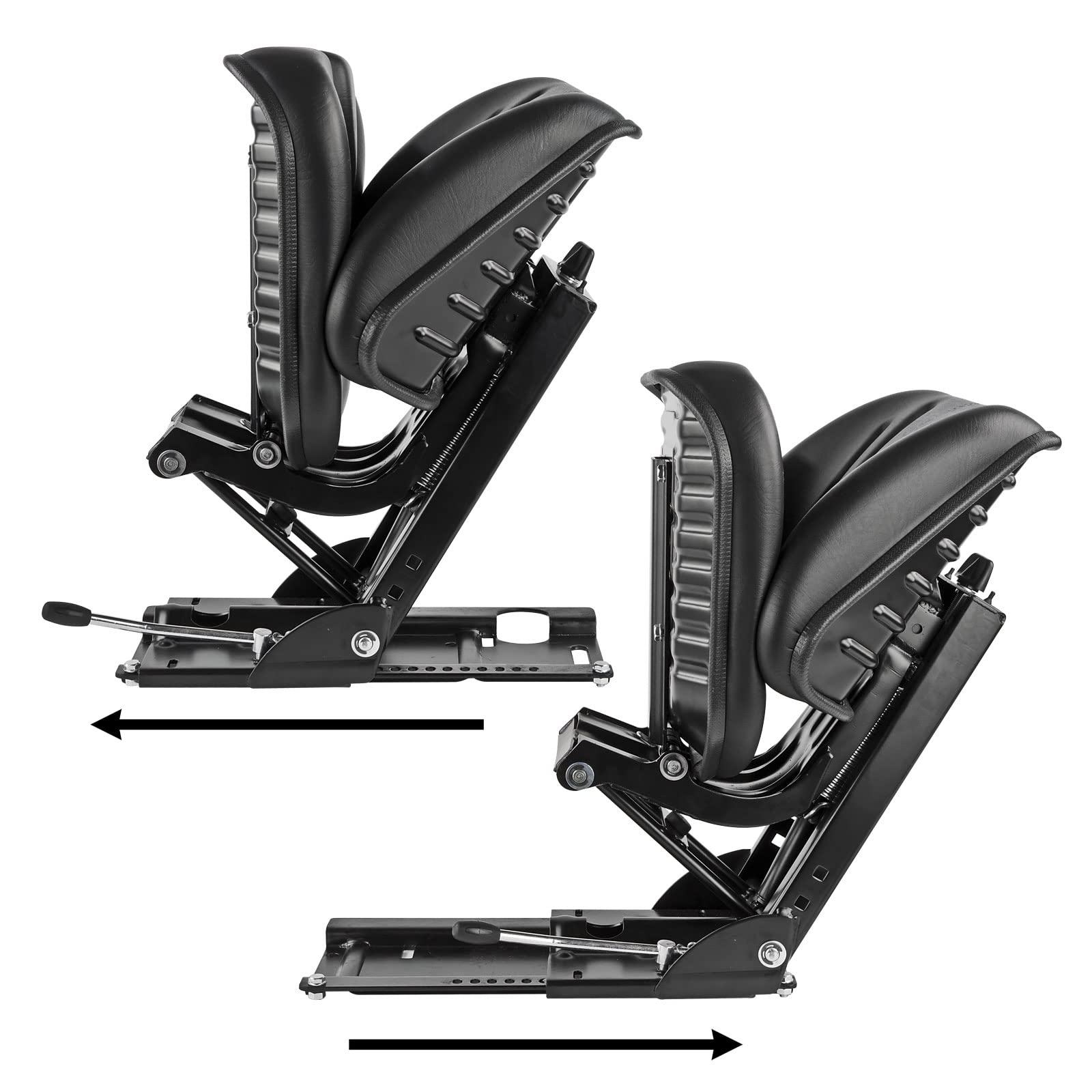 DEMA Traktorsitz Star 13DS mit klappbarem Sitzkissen, ergonomischer Schlepper Sitz, Traktor Fahrersitz, komfortabler Klappsitz für Traktor, Schlepper und Gabelstapler, robust und langlebig